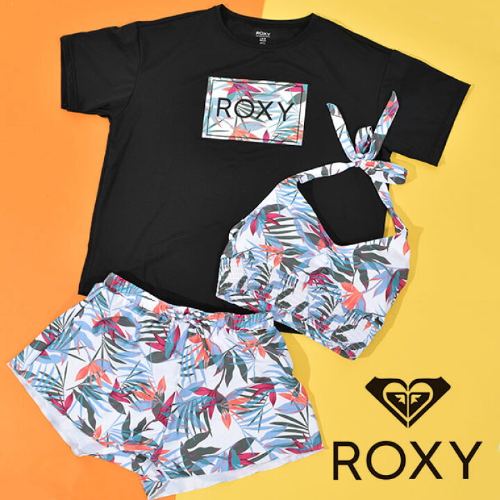 楽天市場 送料無料 水着 レディース ロキシー 3点セット Roxy Botanical Shadow ラッシュt ブラトップ 上下セット ショーツ ビーチ プール 海 リゾート サーフィン 野外フェス 旅行 22春夏新作 10 Off エレファント靴店