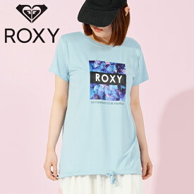 30%off ゆうパケット発送！ 送料無料 ラッシュ Tシャツ レディース ロキシー ROXY 速乾 半袖 DEPARTURE 半袖ラッシュガード UVカット 水陸両用 紫外線対策 プリントTシャツ ラッシュ ガード トレーニング サーフィン ヨガ プール 海水浴 フィットネス 2023春夏新作