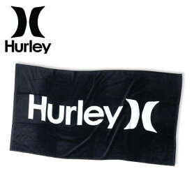 送料無料 バスタオル HURLEY ハーレー ONE AND ONLY BEACH TOWEL ロゴ 150cm×80cm 大判タオル ビーチタオル 大判 タオル サーフィン 海水浴 プール ビーチ フェス 野外フェス MMI2312056 2024春夏新作