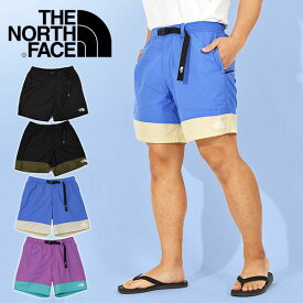 送料無料 ノースフェイス 撥水 水陸両用 ショートパンツ メンズ 膝上 THE NORTH FACE ヌプシ ショート Nuptse Short ハーフパンツ 短パン NB42334 2023春夏新作