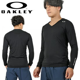 得割41 ゆうパケット発送！ 送料無料 長袖 インナー シャツ メンズ オークリー OAKLEY TECHNICAL BASE LAYER LS V NECK 3.0 アンダーウェア ゴルフ トレーニング ランニング FOA405086 2023春夏新作