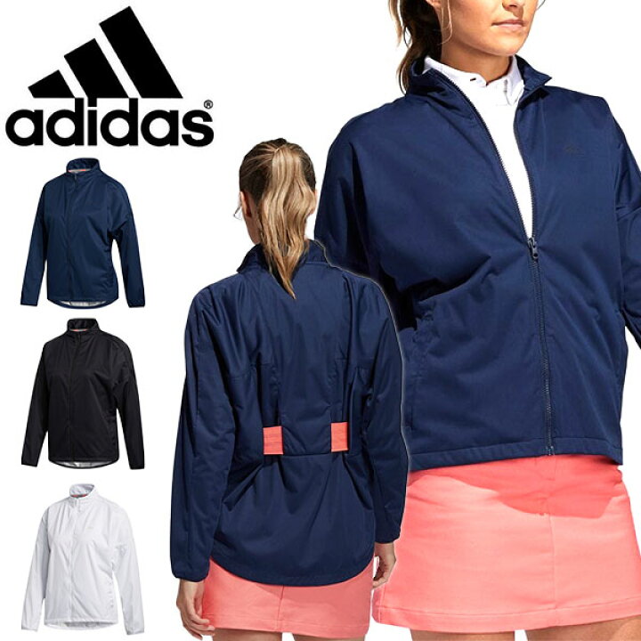 楽天市場 得割47 送料無料 ウインド ジャケット アディダス ゴルフウェア レディース Adidas Golf ウィンド ブレーカー フルジップ ナイロン ゴルフ Ins25 エレファント靴店