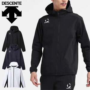 送料無料 トレーニングジャケット メンズ デサント DESCENTE ムーブスポーツ MOVESPORT 吸汗 2WAYストレッチ 防風 ニットジャケット トレーニング フーディ ジャケット フード ジャージ スポーツ