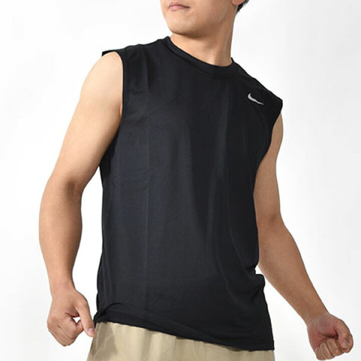 楽天市場 ゆうパケット対応可能 タンクトップ ナイキ Nike メンズ ドライフィット レジェンド S L Tシャツ ノースリーブ トレーニングシャツ スポーツウェア ランニング ジョギング ジム トレーニング フィットネス スポーツ シャツ ウェア ブラック 黒 7186