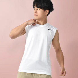 ゆうパケット対応可能！タンクトップ ナイキ NIKE メンズ ドライフィット レジェンド S/L Tシャツ ノースリーブ トレーニングシャツ スポーツウェア ランニング ジョギング ジム トレーニング フィットネス スポーツ シャツ ウェア ホワイト 白 718836