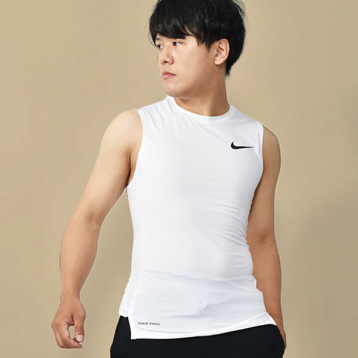 楽天市場 ゆうパケット対応可能 ノースリーブ アンダーシャツ ナイキ Nike Pro ナイキプロ メンズ Np S L タイト トップ コンプレッション タンクトップ アンダーウェア スポーツインナー トレーニング ランニング Bv5601 エレファント靴店