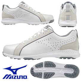 送料無料 ゴルフシューズ メンズ ミズノ MIZUNO MZU LE ゴルフ スパイクレス シューズ 紐 靴 GOLF 51GM2280 得割18