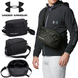 送料無料 ゴルフ カートバッグ アンダーアーマー UNDER ARMOUR UA Round Poach 5.9L ショルダーバッグ ラウンドバッグ ミニバッグ ポーチ バッグ BAG コンペ 景品 1378288 2023秋冬