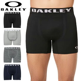 ゆうパケット発送！ 送料無料 ボクサーパンツ メンズ OAKLEY オークリー ウエストロゴ スポーツショーツ アンダーウェア 下着 インナー ショーツ パンツ スポーツ ランニング ゴルフ FOS901445 2023春夏新作 得割24