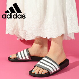 31%off アディダス 履き心地抜群 クラウドフォーム搭載 レディース ラメ サンダル adidas ADILETTE COMFORT K アディレッタ スポーツサンダル シャワーサンダル スポーツ ジム 2023春新色 FY8836