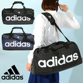 送料無料 アディダス ダッフルバッグ adidas リニア ダッフルバッグ M 39リットル ボストンバッグ ショルダーバッグ スポーツバッグ バッグ かばん 学校 通学 通勤 部活 クラブ 遠征 旅行 2023秋冬新作 EAW86