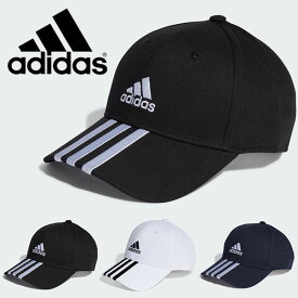 アディダス メンズ レディース キャップ adidas BBL 3ST コットンキャップ 帽子 ロゴ 熱中症対策 スポーツ カジュアル 2023秋冬新作 DKH29