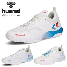 送料無料 ヒュンメル メンズ レディース 幅広 ハンドボールシューズ hummel レジェンドフライ6.0 ワイド インドア 屋内用 部活 クラブ 練習 試合 合宿 HAS8042
