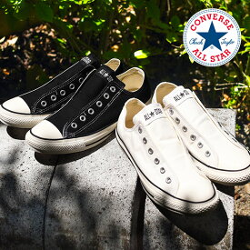 送料無料 コンバース スリッポン スニーカー レディース メンズ CONVERSE ALL STAR オールスター スリップ SLIP FE OX ローカット 紐なし キャンバス シューズ 靴 定番 ブラック ホワイト 黒 白 2025春新作