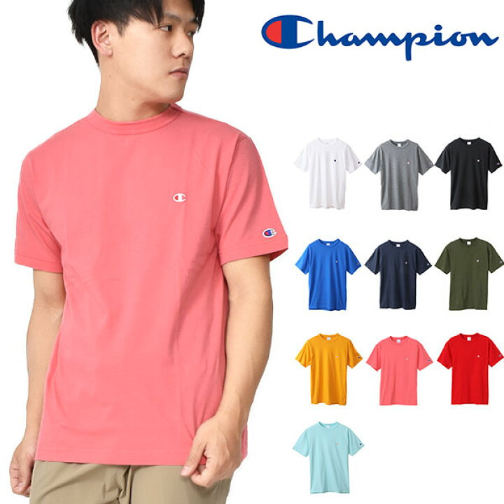 楽天市場 ゆうパケット対応可能 30 Off 半袖 Tシャツ チャンピオン Champion メンズ T Shirt ワンポイント クルーネック スポーツ カジュアル C3 P300 エレファント靴店