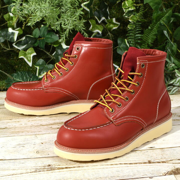 楽天市場】送料無料 レザー ワークブーツ メンズ アメカジ 本革 ミドル  