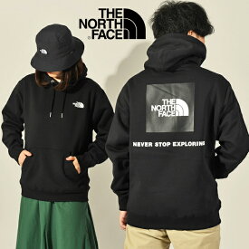 ラスト1着 送料無料 ノースフェイス パーカー 裏起毛 スウェット メンズ レディース THE NORTH FACE Back Square Logo Hoodie バック スクエア ロゴ フーディー プルオーバー NT62348