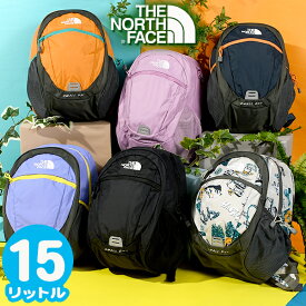 送料無料 ノースフェイス 子供 リュックサック キッズ THE NORTH FACE SMALL DAY スモールデイ デイパック 15L レディース ジュニア バッグ アウトドア NMJ72360 2024春夏新色