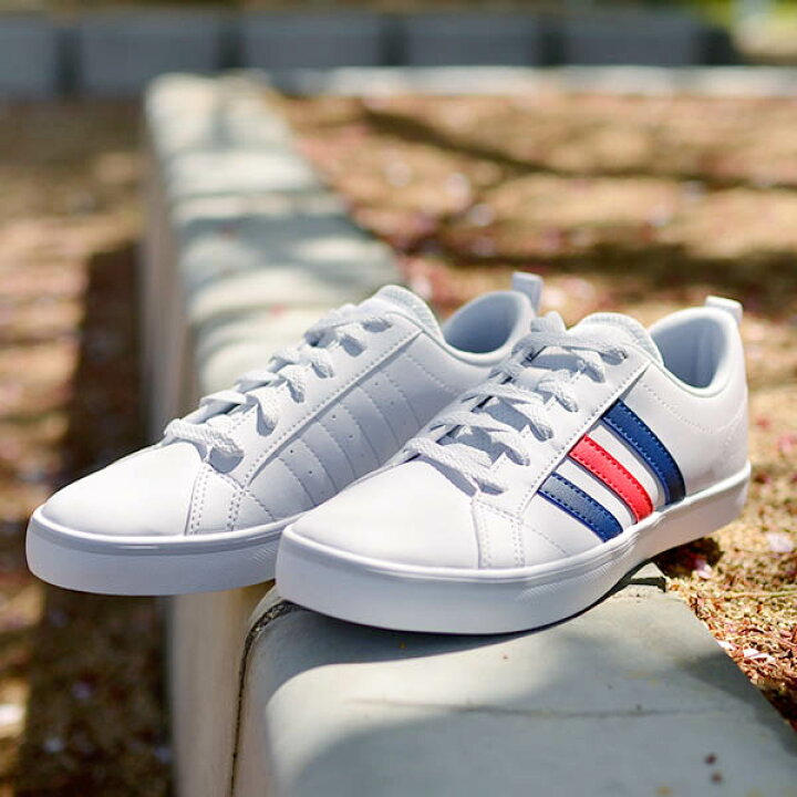 楽天市場 アディダス スニーカー メンズ Adidas Adipace Vs アディペース ローカット 3本ライン カジュアル シューズ 靴 ホワイト ブラック グレー 白 黒 27 Off Eh0019 エレファント靴店
