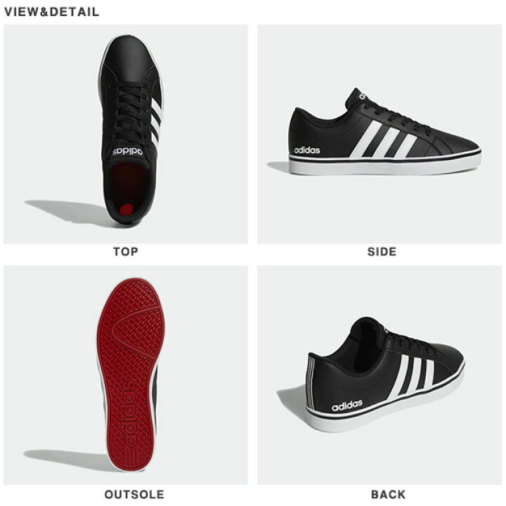 楽天市場 アディダス スニーカー メンズ Adidas Adipace Vs アディペース ローカット 3本ライン カジュアル シューズ 靴 ホワイト ブラック グレー 白 黒 27 Off 4494 Eh0019 エレファント靴店