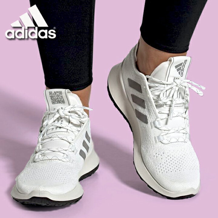 楽天市場 最大500円クーポン配布中 送料無料 半額 50 Off アディダス ランニングシューズ Adidas レディース Sensebounce Ace W マラソン ジョギング ランニング シューズ ランシュー 靴 スニーカー ホワイト 白 Ef0296 エレファント靴店