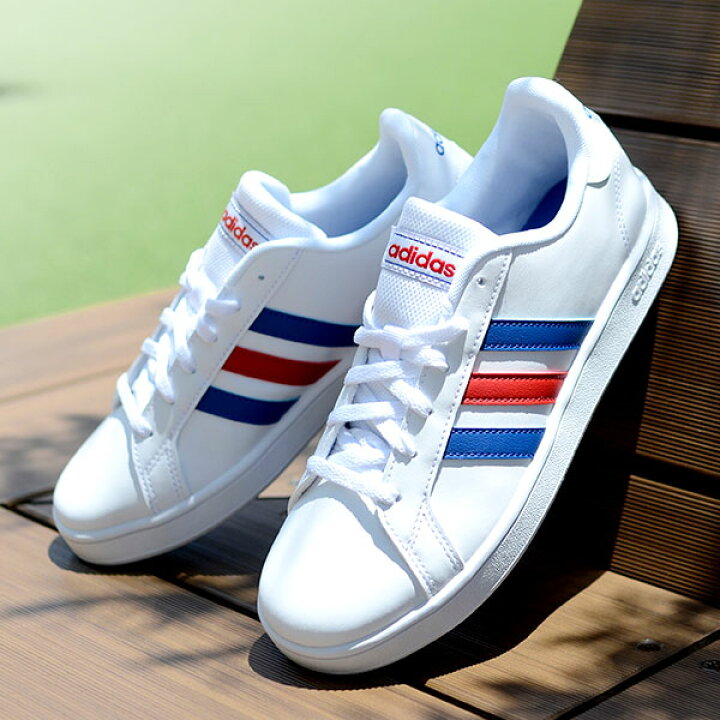 楽天市場 30 Off スニーカー アディダス Adidas Grandcourt K レディース グランドコート 学校 通学 シューズ 靴 3本ライン Ef0102 Ef0103 Eg5136 Gz8587 Ef0101 エレファント靴店