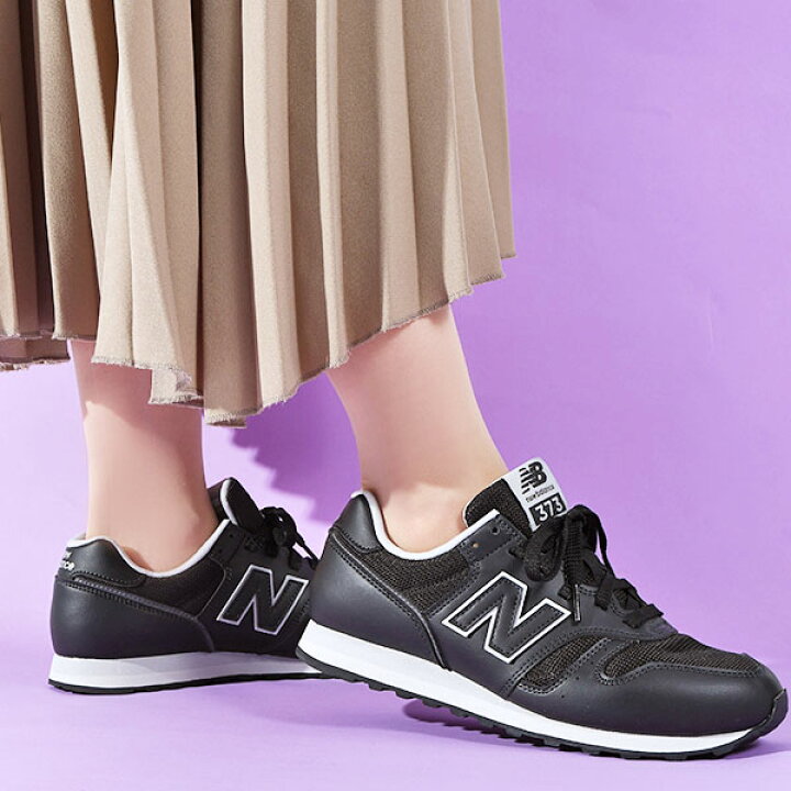 30 off 送料無料 ニューバランス レディース スニーカー new balance ML373 ブラック 黒 ローカット カジュアル シューズ 靴 通学 スクール 学生 通勤 歩きやすい ML373PK22E エレファント靴店