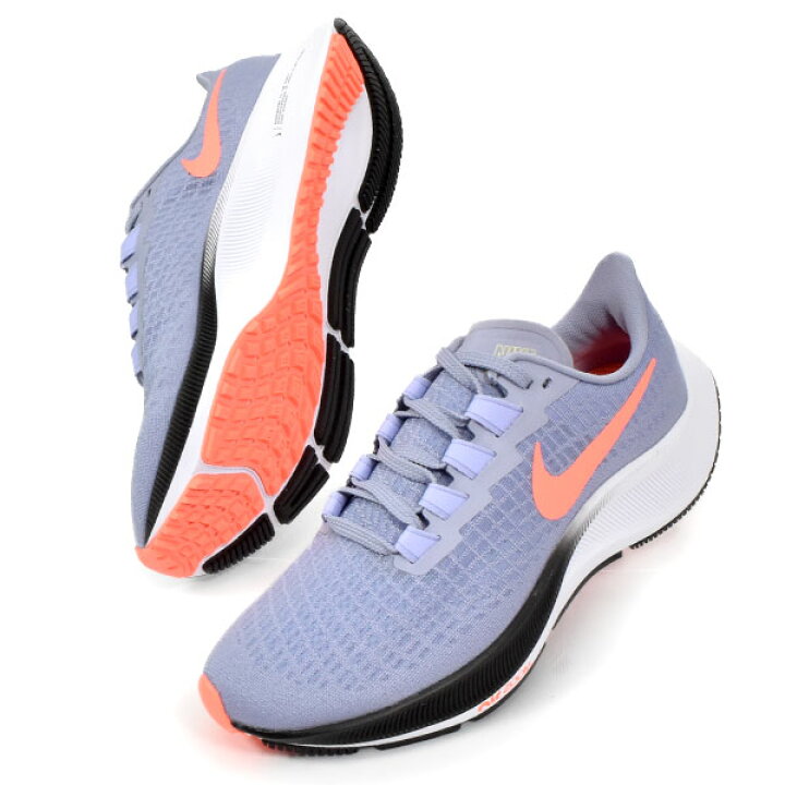 楽天市場 送料無料 厚底 ランニングシューズ ナイキ Nike レディース ウィメンズ エア ズーム ペガサス 37 シューズ 靴 運動靴 スニーカー ランニング ジョギング トレーニング 部活 クラブ パープル 紫 Bq9647 あす楽対応 エレファント靴店