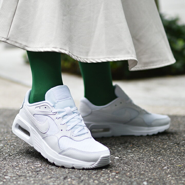 楽天市場 送料無料 ナイキ スニーカー レディース Nike エア マックス Sc シューズ 靴 エアマックス Air Max Sc オール ホワイト 白 Cw4554 101 エレファント靴店