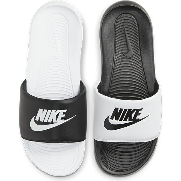 楽天市場 左右非対称 ナイキ サンダル メンズ レディース アシンメトリー Nike ビクトリー 1 スライド ミックス スライド シャワーサンダル スポサン Victori One Slide Mix ブラック ホワイト Dd0234 エレファント靴店
