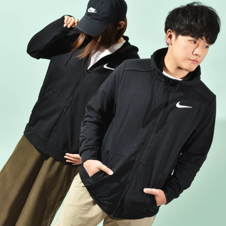 楽天市場 送料無料 ナイキ パーカー メンズ Nike Dri Fit フリース フルジップ L S フーディー ブラック Cz6377 010 エレファント靴店