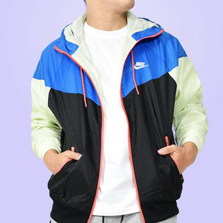 楽天市場 送料無料 ナイキ ウインドブレーカー メンズ Nike Nsw He Wr ウーブン フーディ ジャケット ウィンドジャケット ランニング ジョギング 撥水 ブルー 青 Da0002 エレファント靴店