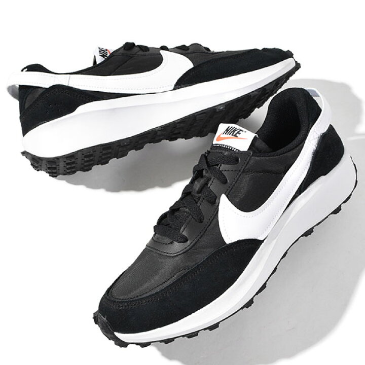 楽天市場 送料無料 ナイキ スニーカー メンズ レディース Nike シューズ Waffle Debut ワッフル デビュー ブラック ホワイト 黒 白 Dh9522 001 22春新作 エレファント靴店