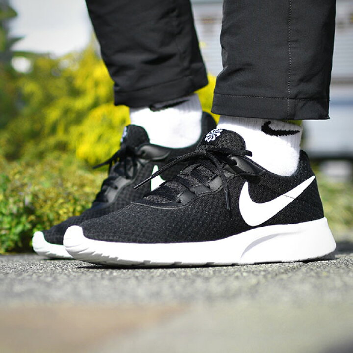 楽天市場 送料無料 ナイキ スニーカー メンズ Nike タンジュン Tanjun ローカット 靴 ブラック ホワイト 黒 白 Dj6258 003 エレファント靴店