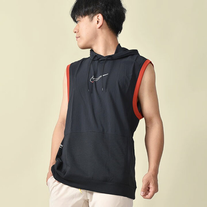 楽天市場 送料無料 ナイキ パーカー メンズ Nike Dri Fit プルオーバー トレーニングトップ フリース L S フーディ ノースリーブ スポーツウェア スポーツ ブラック Dm6663 22夏新作 エレファント靴店