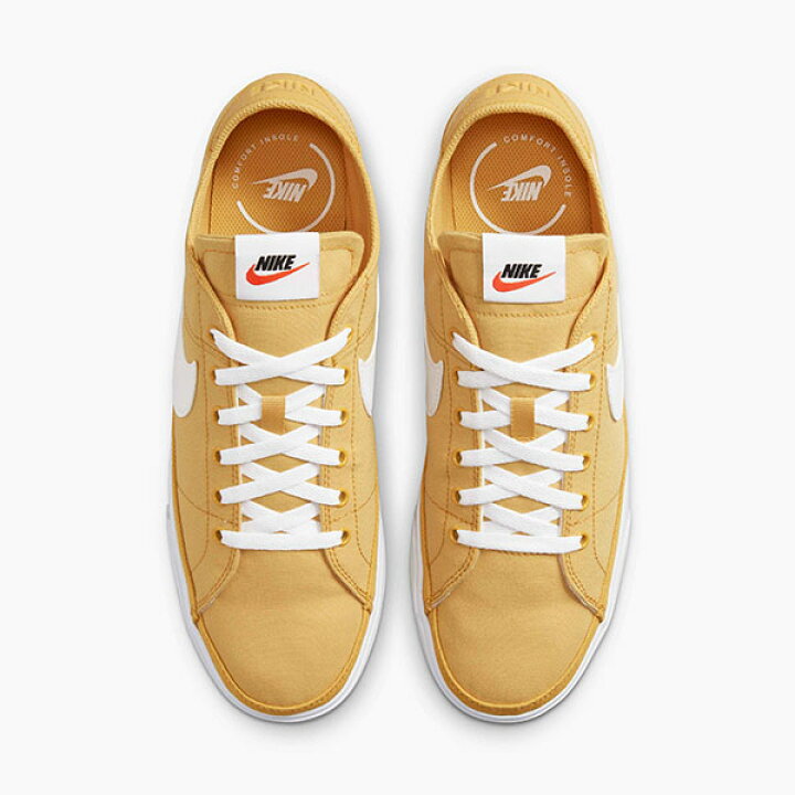 ナイキ スニーカー メンズ レディース Nike コート レガシー キャンバス シューズ 靴 ナイキスニーカー カジュアルシューズ ゴールド Cw6539 22夏新作 人気商品