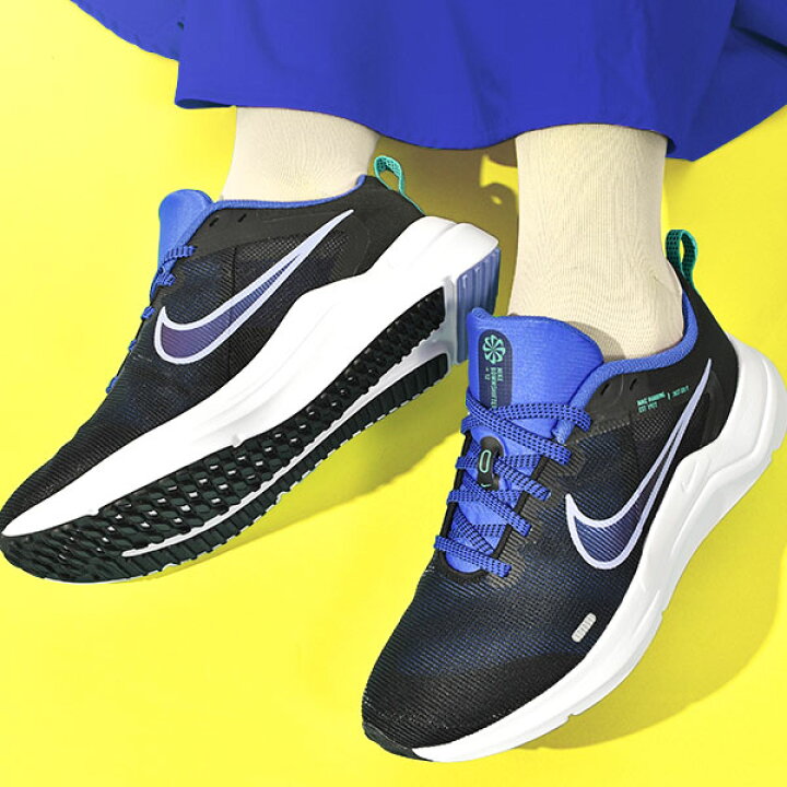 楽天市場 35 Off 送料無料 ナイキ ランニングシューズ スニーカー レディース Nike ダウンフシフター12 ブラック Dd9294 003 エレファント靴店