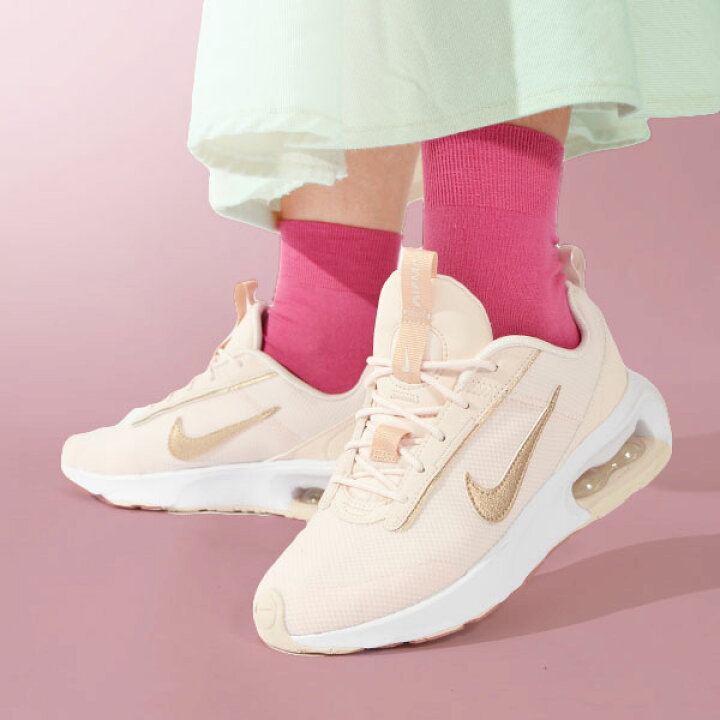 楽天市場 送料無料 ナイキ スニーカー レディース Nike エア マックス Intrlk ライト シューズ 靴 エアマックス Air Max ピンク Dz72 22冬新作 エレファント靴店