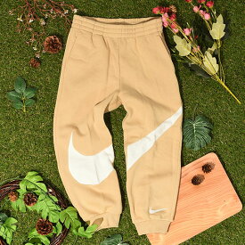 送料無料 ナイキ スウェット パンツ キッズ 裏起毛 子供 NIKE SWOOSH ESSENTIALS FLC PANT ビッグロゴ 子供服 ロングパンツ 86k236