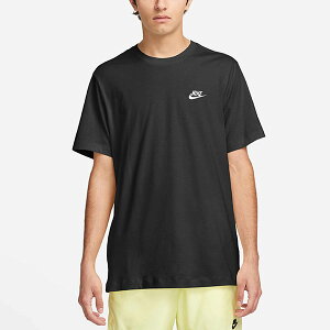 ゆうパケット対応可能!ナイキ 半袖 Tシャツ メンズ レディース NIKE クラブ Tシャツ ロゴ TEE ブラック 黒 ar4999 2025春夏新作