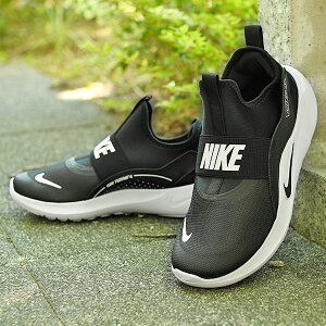 送料無料 ナイキ スリッポン スニーカー レディース NIKE フレックス ランナー 4 GS スリップオン シューズ 靴 FLEX RUNNER 4 ブラック ホワイト if2893 2025秋冬新作