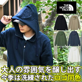 着用サイズ比較画像あり 送料無料 2025秋冬新色 ノースフェイス スウェット パーカー メンズ レディース 裏起毛 日本正規品 THE NORTH FACE 新入荷 リアビュー フルジップ フーディー Rearview FullZip Hoodie NT12442 フードロゴ