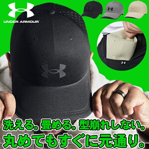 2026�t�ĐV�F �l�R�|�X�����I�������� ��������Ă��Ȃ����̂悤�Ȍy�ʐ� �A���_�[�A�[�}�[ �L���b�v �X�q UNDER ARMOUR �X�e���X �t�H�[�� �A���N���b�V���u�� �L���b�v STEALTH FORM UNCRUSHABLE CAP 60