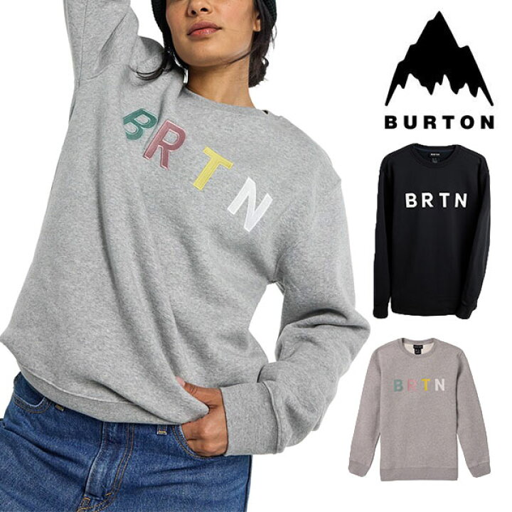 楽天市場】送料無料 長袖 スウェット バートン BURTON BRTN Crewneck 