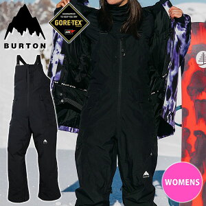 送料無料 スノーボードウェア レディース バートン BURTON Womens Reserve GORE-TEX 2L Bib レディース ゴアテックス パンツ ビブパンツ ビブ スノボ スノーボード 302461 2025-2026冬新作 25-26 25/26