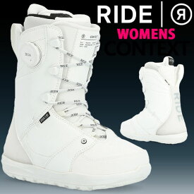 40%off 送料無料 RIDE ライド スノーボード ブーツ レディース CONTEXT コンテクスト ホワイト BOOTS スノーブーツ スノボ 国内正規品