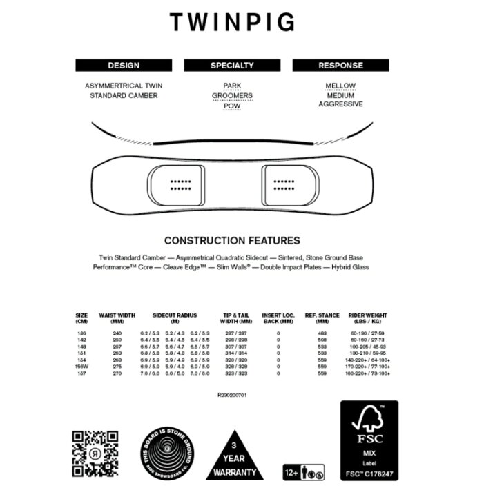 楽天市場】半額以下 57%off 送料無料 RIDE ライド TWINPIG ツインピグ 