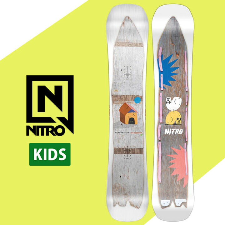 楽天市場】送料無料 スノー ボード 板 NITRO ナイトロ MINI THRILLS  