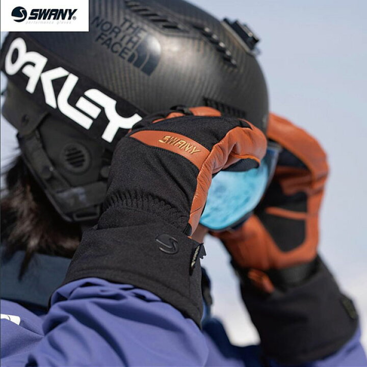 楽天市場】送料無料 レザーオーバーグローブ SWANY スワニー Air 