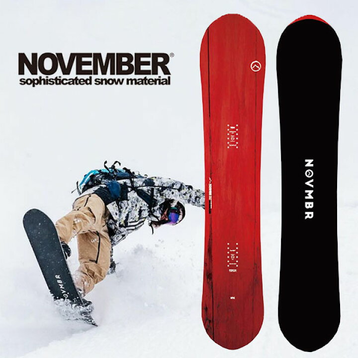 楽天市場】送料無料 NOVEMBER ノベンバー 板 スノー ボード BC ROCKER  
